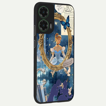  Midnight Queen back cover For Moto G35 slim fit glass case with vibrant aesthetic design