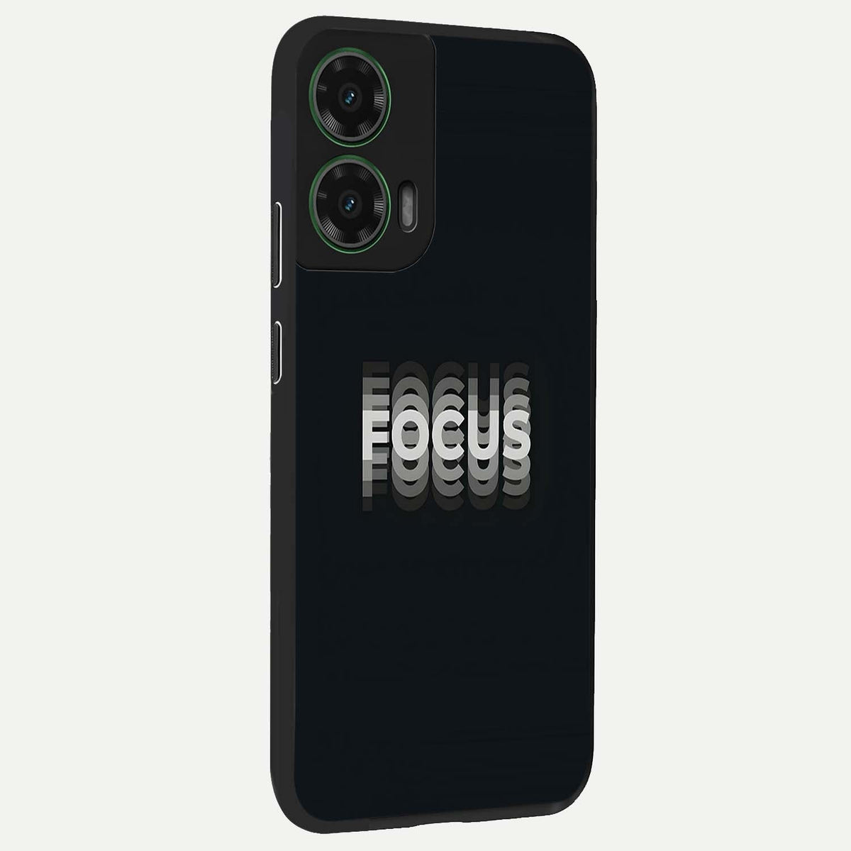  Mono Focus Vision back cover For Moto G35 slim fit glass case with vibrant aesthetic design
