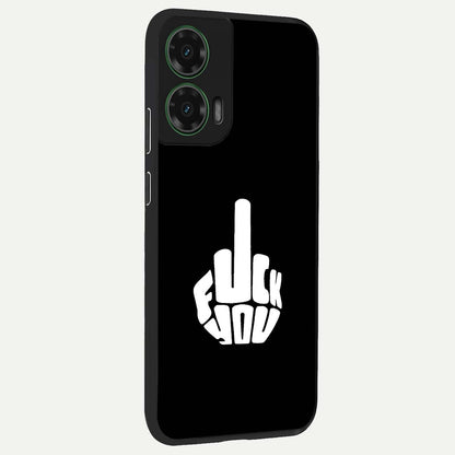  Rebel Mode On back cover For Moto G35 slim fit glass case with vibrant aesthetic design