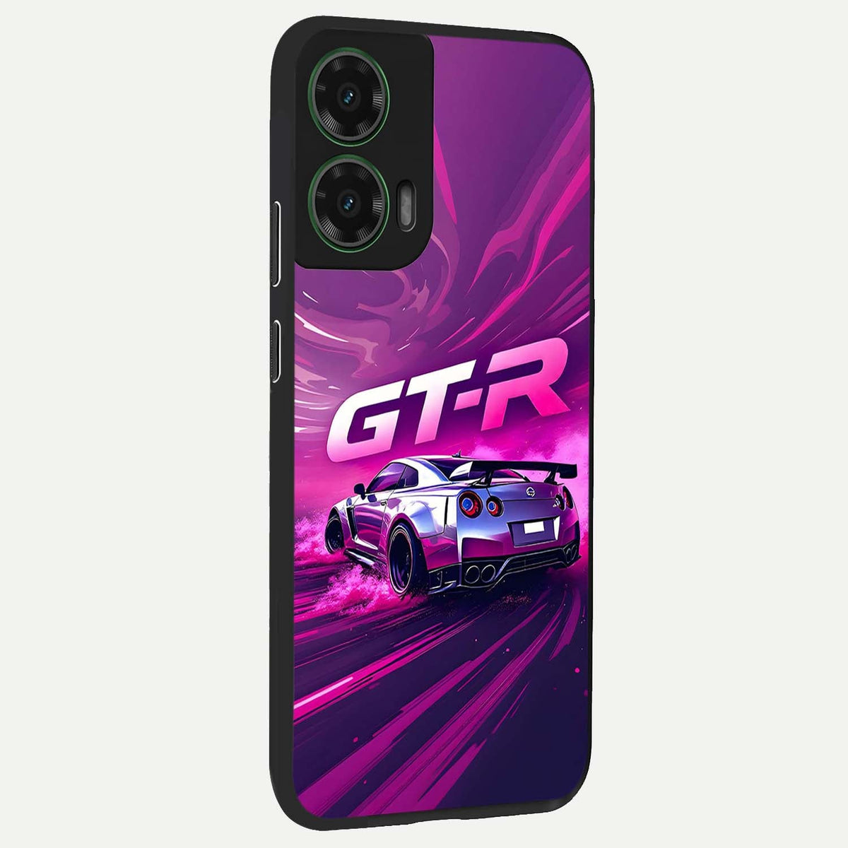  Speed Drift Legend back cover For Moto G35 slim fit glass case with vibrant aesthetic design