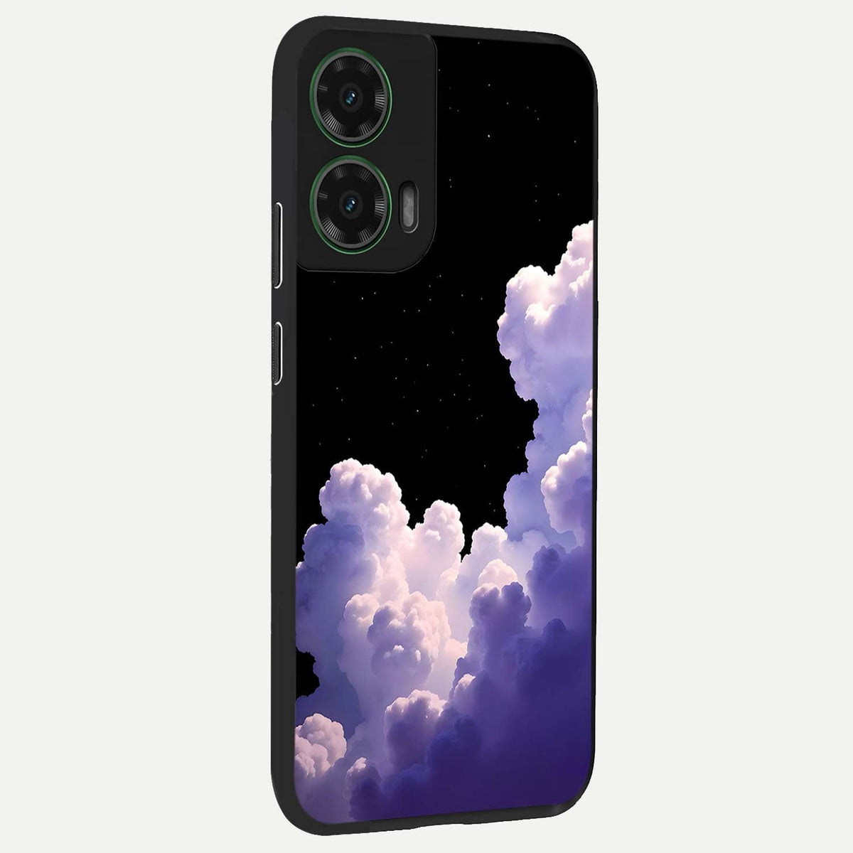  Starlit Night Whispers back cover For Moto G35 slim fit glass case with vibrant aesthetic design