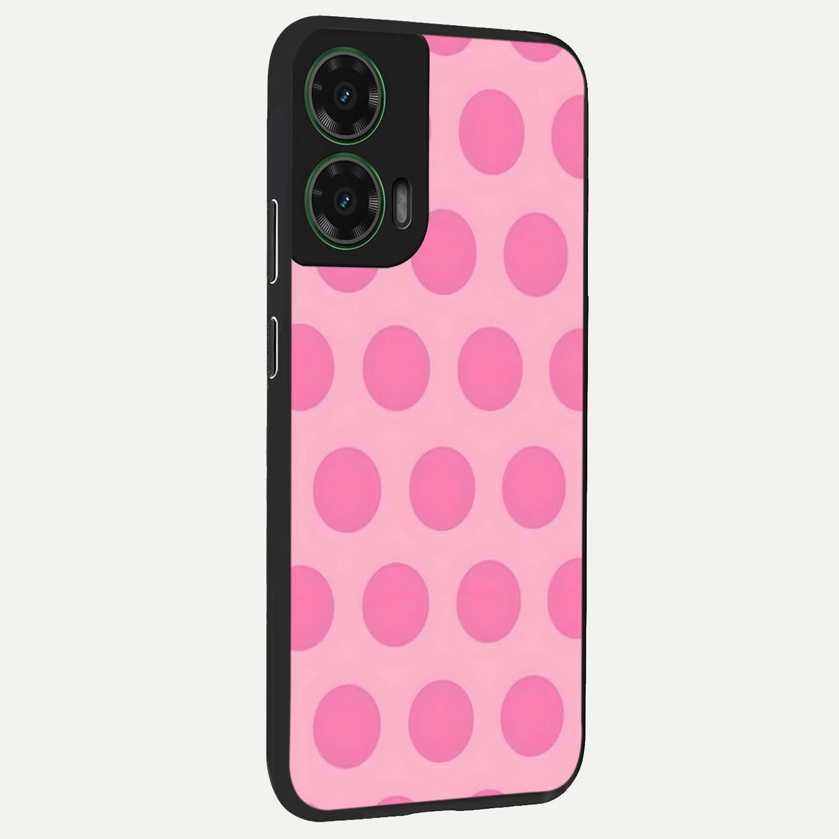  Sweet Dot Dreams back cover For Moto G35 slim fit glass case with vibrant aesthetic design