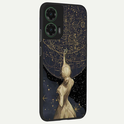  Taylor Swift Girl back cover For Moto G35 slim fit glass case with vibrant aesthetic design