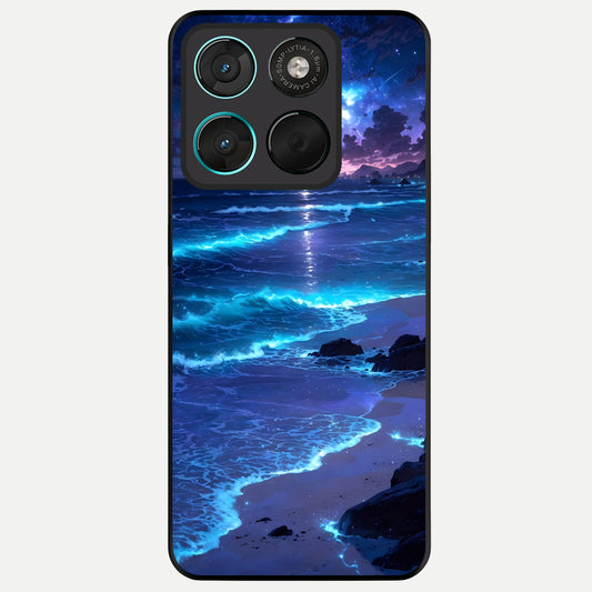  Classic Damn Look Glass Case For Moto G57 Power back cover – full design glossy printed glass finish