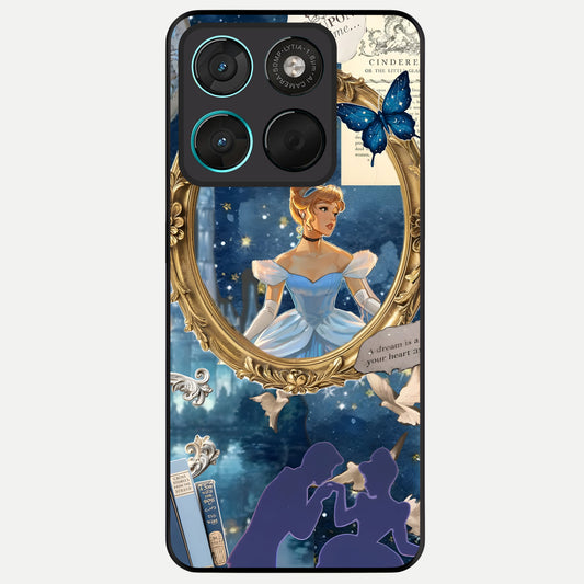  Midnight Queen Glass Case For Moto G57 Power back cover – full design glossy printed glass finish