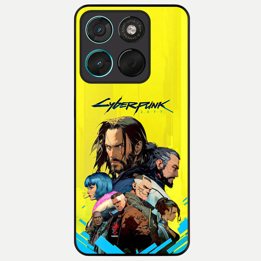  Neon Rebel Genesis Glass Case For Moto G57 Power back cover – full design glossy printed glass finish