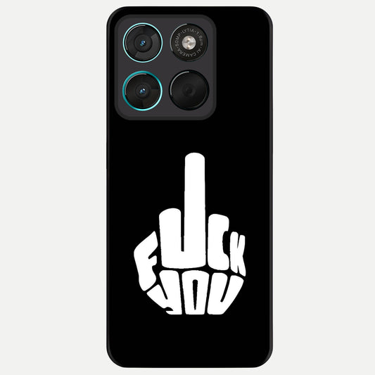 Rebel Mode On Glass Case For Moto G57 Power back cover – full design glossy printed glass finish