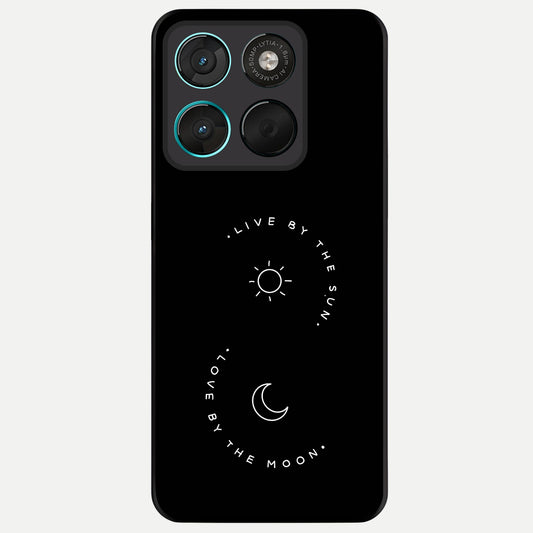  Sunflower Cat Art Glass Case For Moto G57 Power back cover – full design glossy printed glass finish