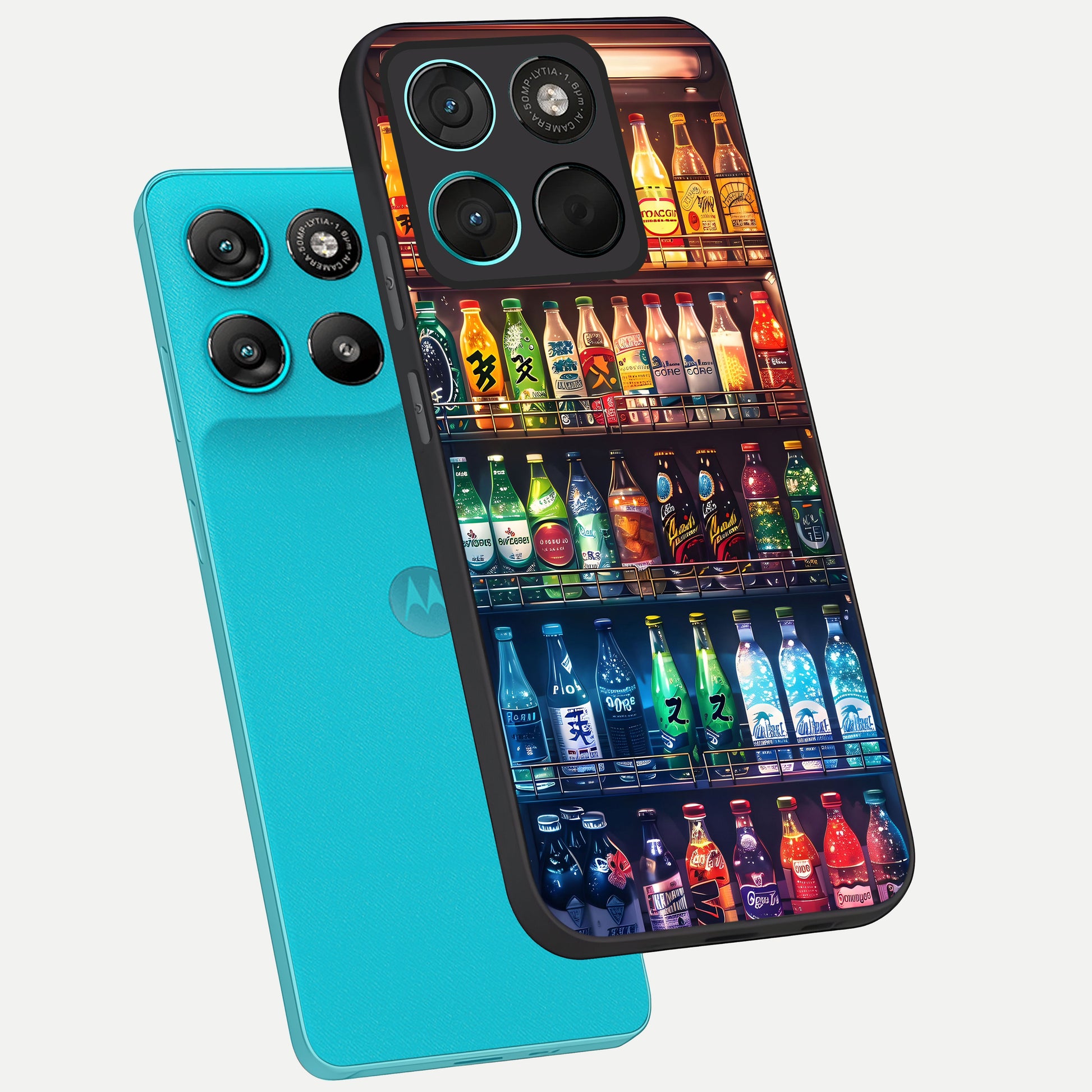  Colorfull Tree phone case For Moto G57 Power showing premium glass back cover with detailed artwork