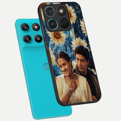  Eternal Love Story phone case For Moto G57 Power showing premium glass back cover with detailed artwork