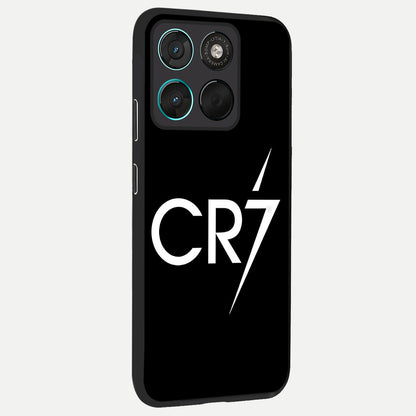  CR7 Elite Strike back cover For Moto G57 Power slim fit glass case with vibrant aesthetic design