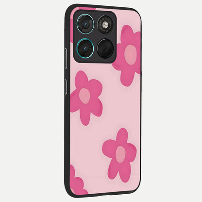  Candy Bloom Dreams back cover For Moto G57 Power slim fit glass case with vibrant aesthetic design