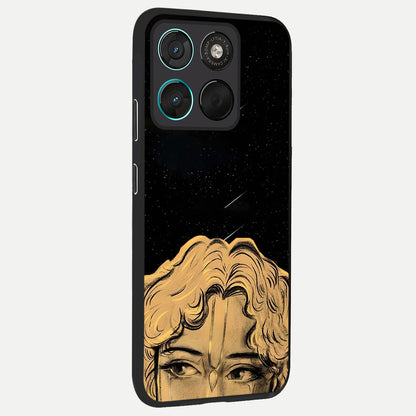  Celestial Gods Plan back cover For Moto G57 Power slim fit glass case with vibrant aesthetic design
