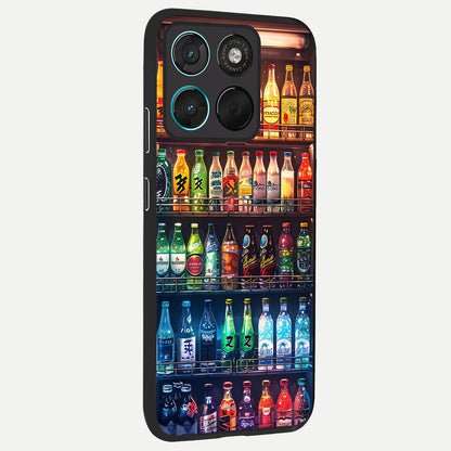  Colorfull Tree back cover For Moto G57 Power slim fit glass case with vibrant aesthetic design
