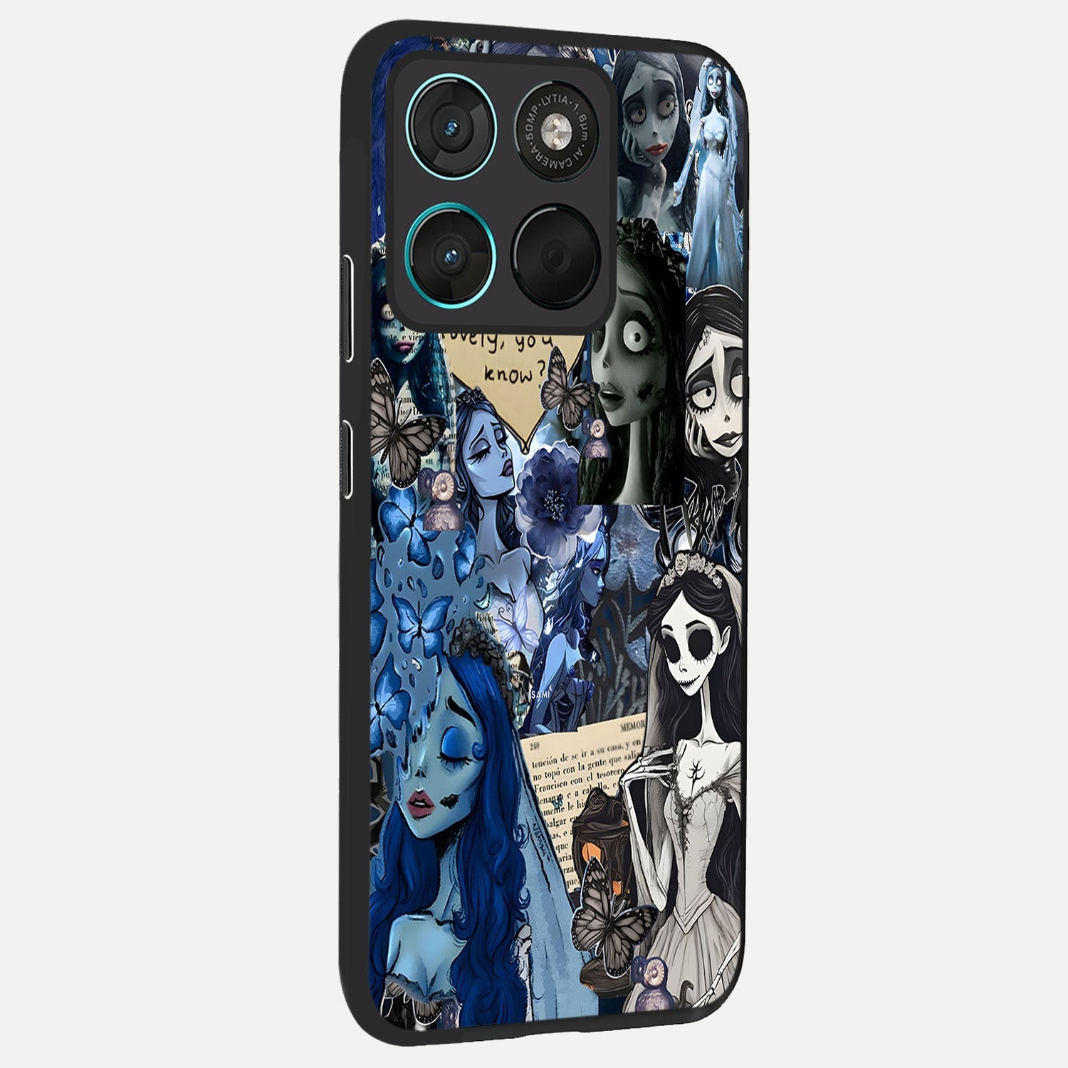  Corpse Bride Posters back cover For Moto G57 Power slim fit glass case with vibrant aesthetic design