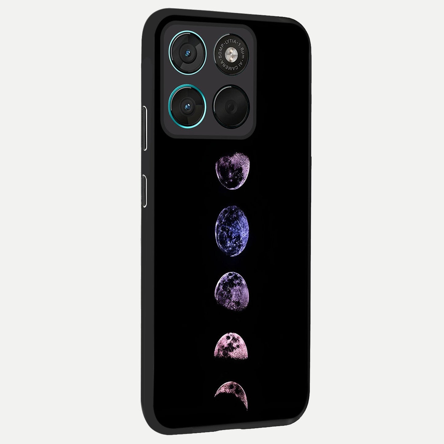  Crimson All Planets back cover For Moto G57 Power slim fit glass case with vibrant aesthetic design