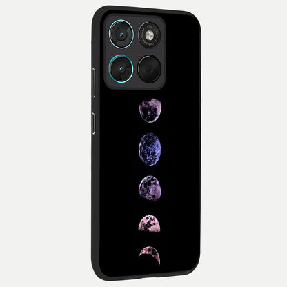  Crimson All Planets back cover For Moto G57 Power slim fit glass case with vibrant aesthetic design