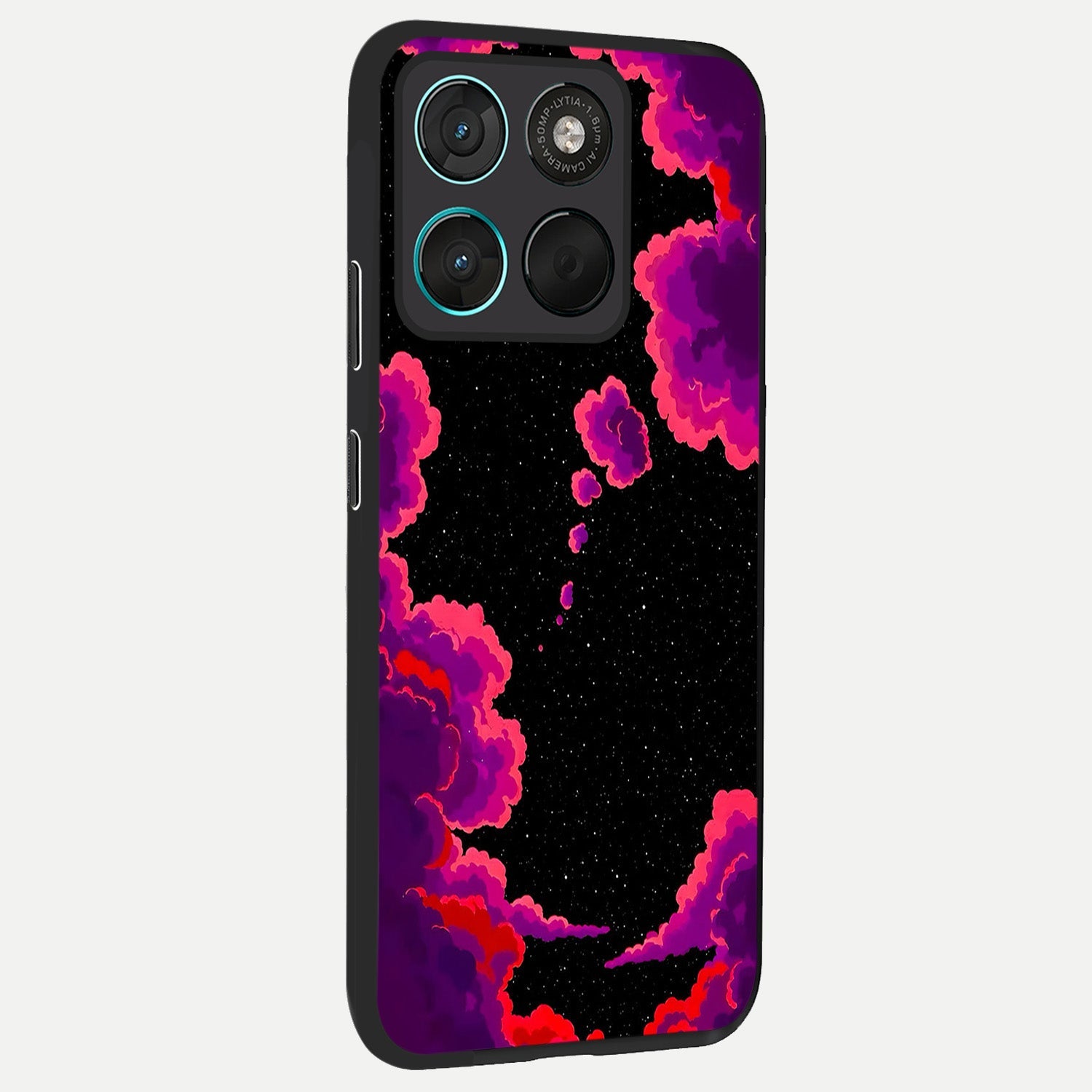  Galaxy Dream Frame back cover For Moto G57 Power slim fit glass case with vibrant aesthetic design
