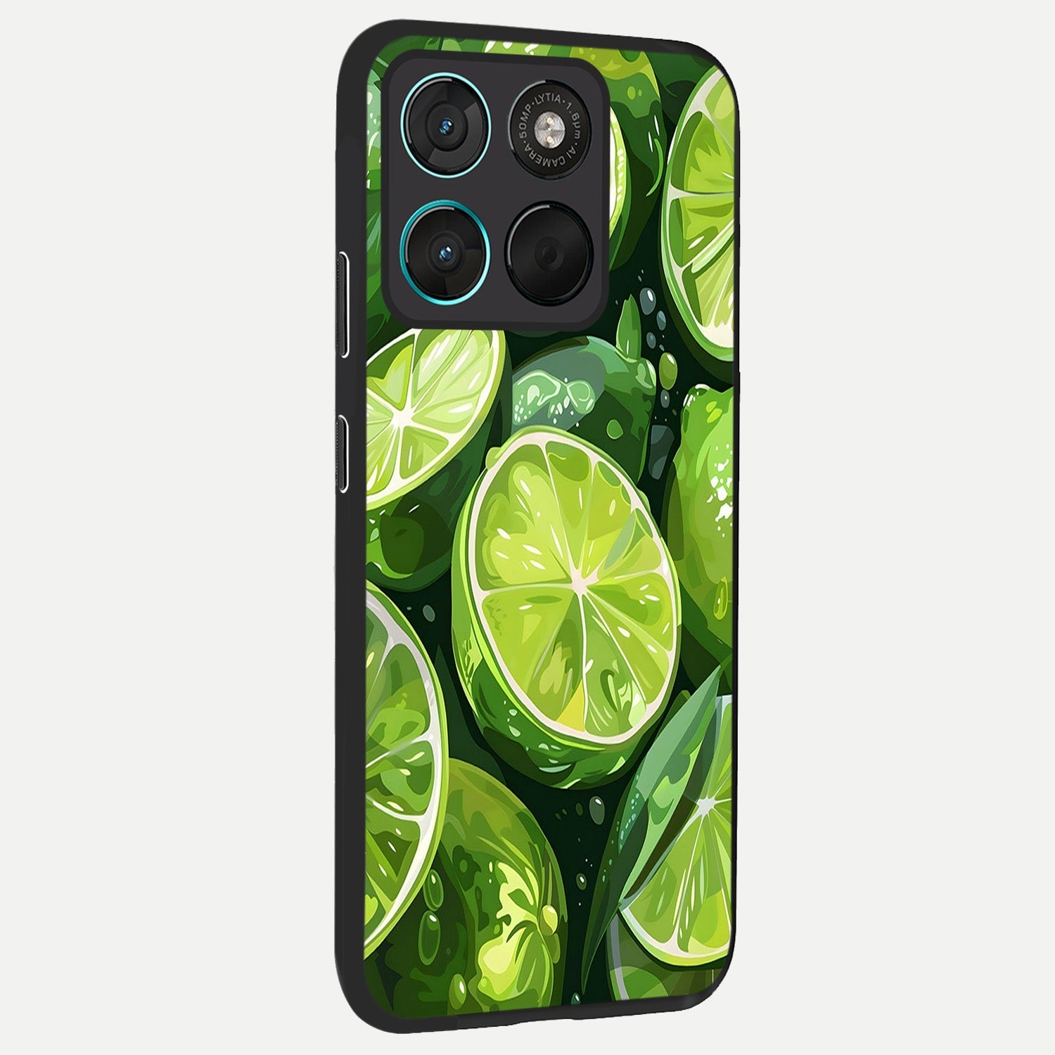  Green Kawasaki back cover For Moto G57 Power slim fit glass case with vibrant aesthetic design