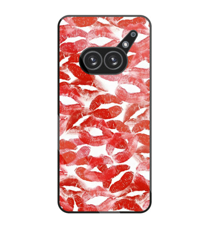 Multi Lips Kisses Glass Case For Nothing Phone 2A