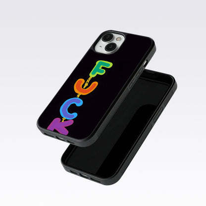Multicolor Fuck Glass Case For Nothing Phone 1