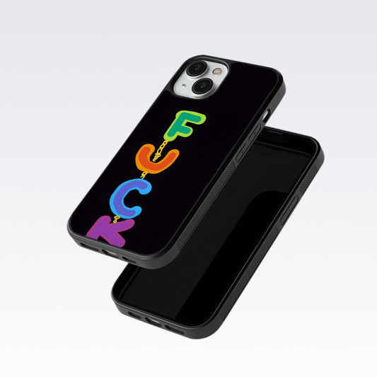 Multicolor Fuck Glass Case For OnePlus 12R