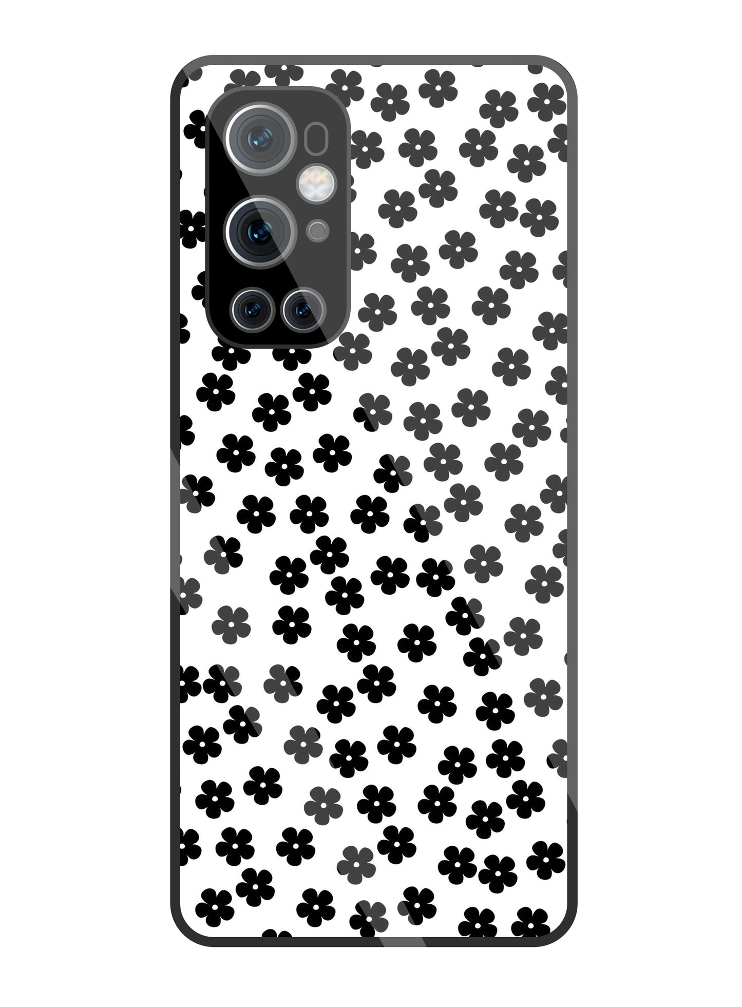 Multiple Daisy flowers Glass Case For OnePlus 9 Pro