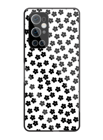 Multiple Daisy flowers Glass Case For OnePlus 9 Pro