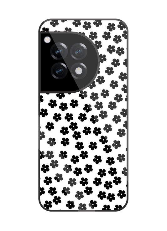 Multiple Daisy Flowers Glass Case For OnePlus 12R