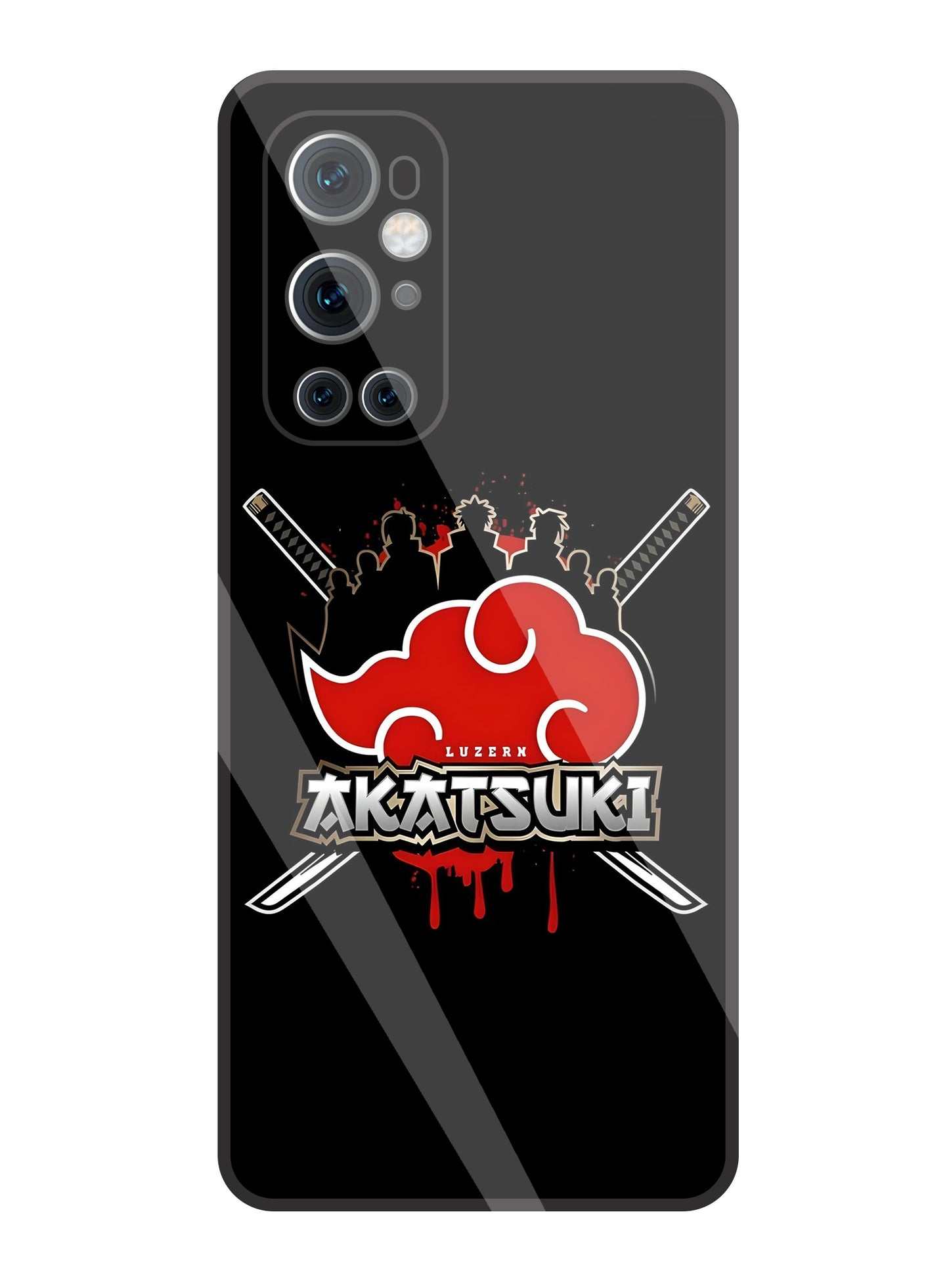 Naruto - Akatsuki Glass Case For OnePlus 9 Pro