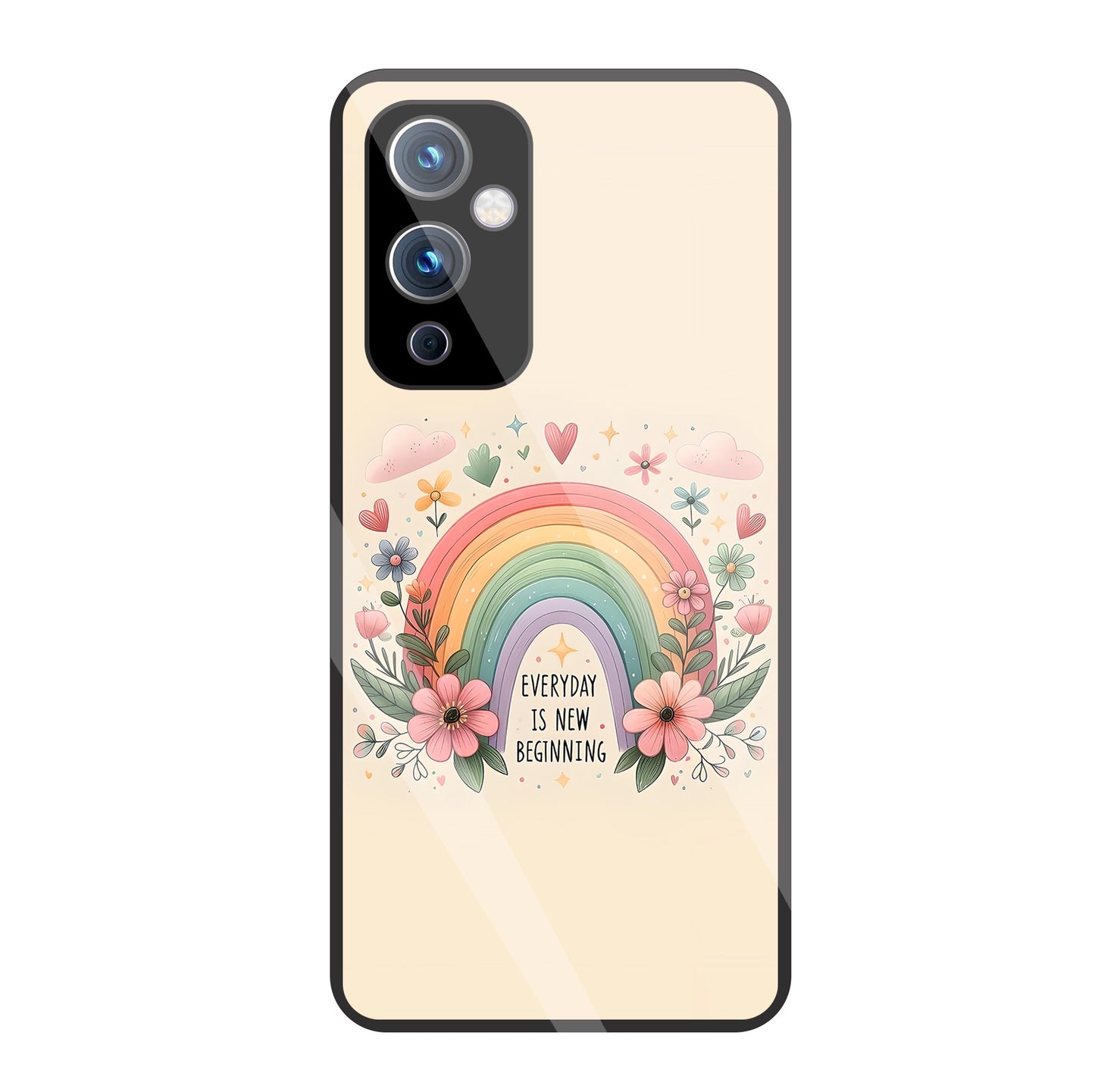 New Beginning Glass Case For OnePlus 9