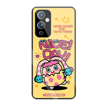Nice Day Monsterse Yellow Glass Case For OnePlus 9