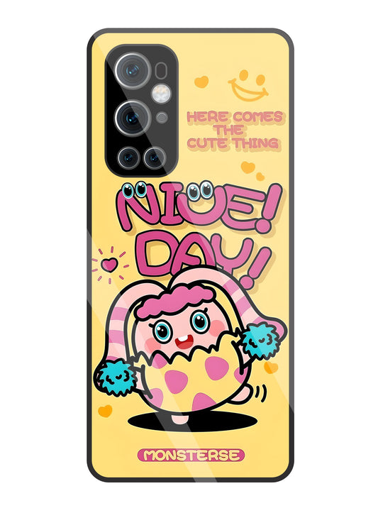 Nice Day Monsterse Yellow Glass Case For OnePlus 9 Pro