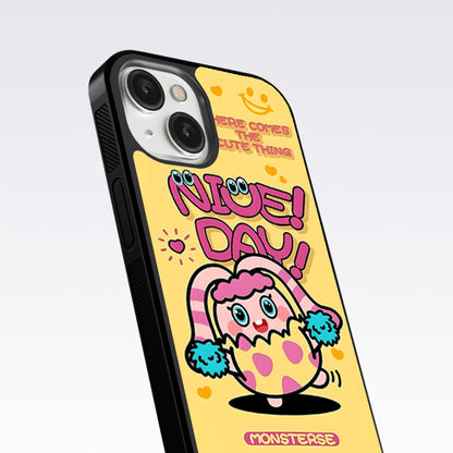 Nice Day Monsterse Yellow Glass Case For Nothing Phone 2A