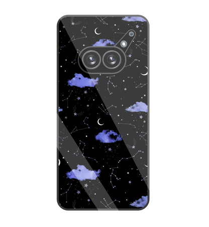 Night Sky Constellations and Stars glass Case For Nothing Phone 2A