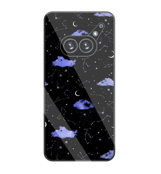 Night Sky Constellations and Stars glass Case For Nothing Phone 2A