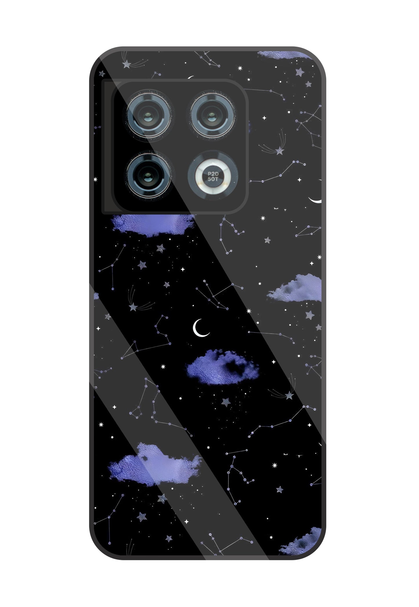 Night Sky Constellations And Stars Glass Case For OnePlus 10 Pro