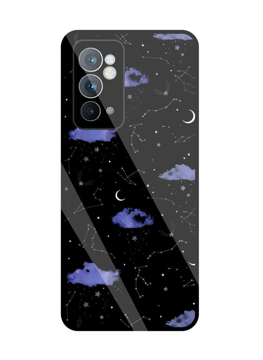 Night Sky Constellations And Stars Glass Case For OnePlus 9RT