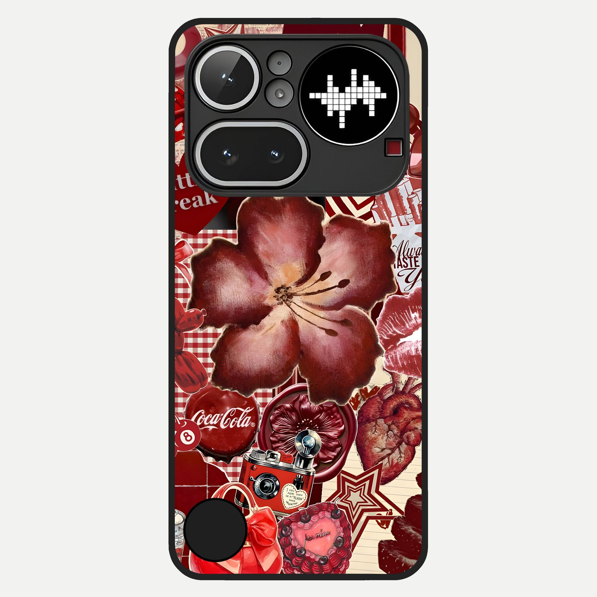  Aesthetic Little Freak Glass Case For Nothing Phone 4A Pro back cover – full design glossy printed glass finish
