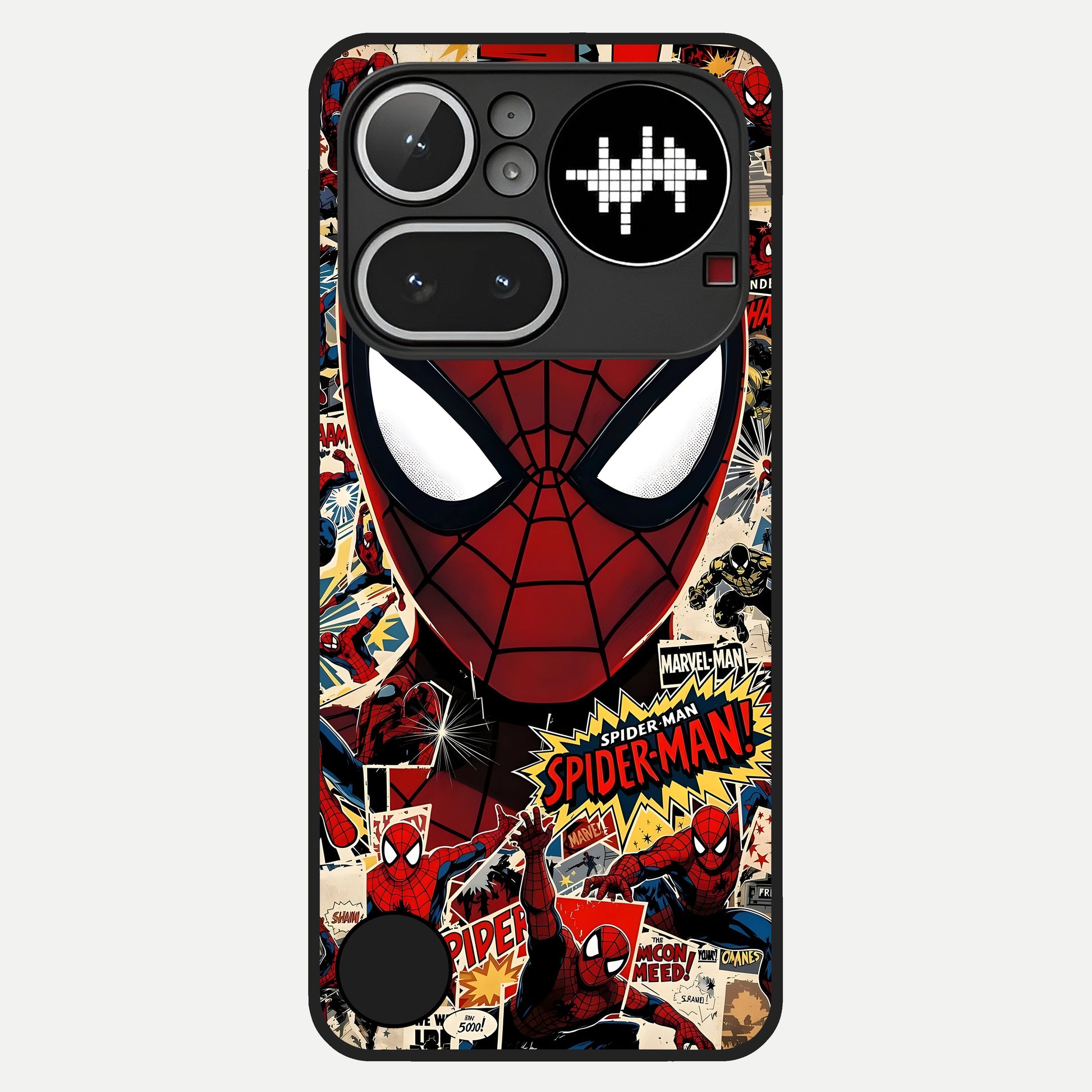  Aesthetic Wonder Spider Glass Case For Nothing Phone 4A Pro back cover – full design glossy printed glass finish