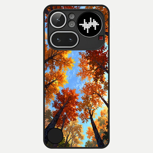 Autumn Sky Rise Glass Case For Nothing Phone 4A Pro back cover – full design glossy printed glass finish