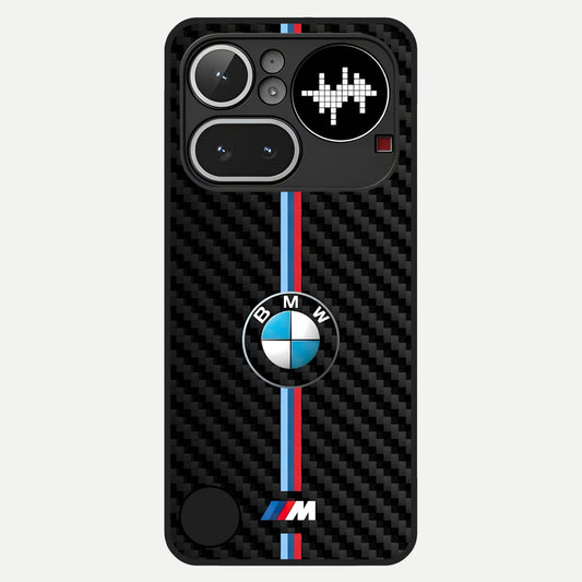  BMW Pattern Glass Case For Nothing Phone 4A Pro back cover – full design glossy printed glass finish