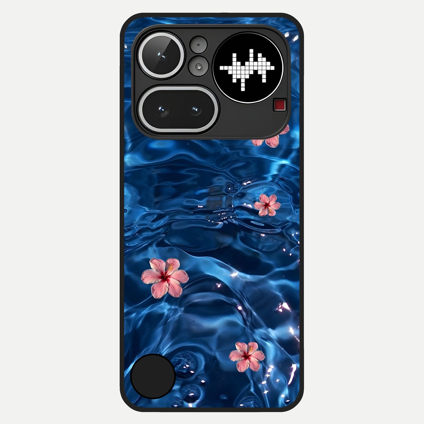  Bloom Thread Art Glass Case For Nothing Phone 4A Pro back cover – full design glossy printed glass finish