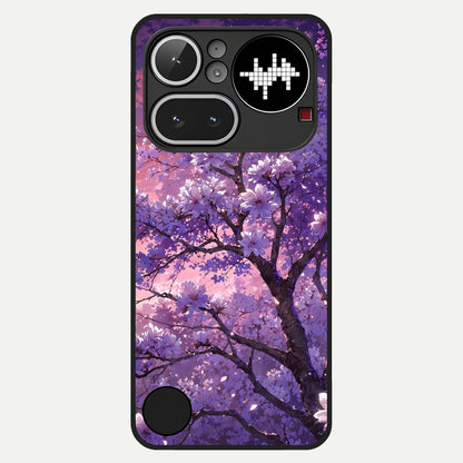  Blossom Tree Glass Case For Nothing Phone 4A Pro back cover – full design glossy printed glass finish
