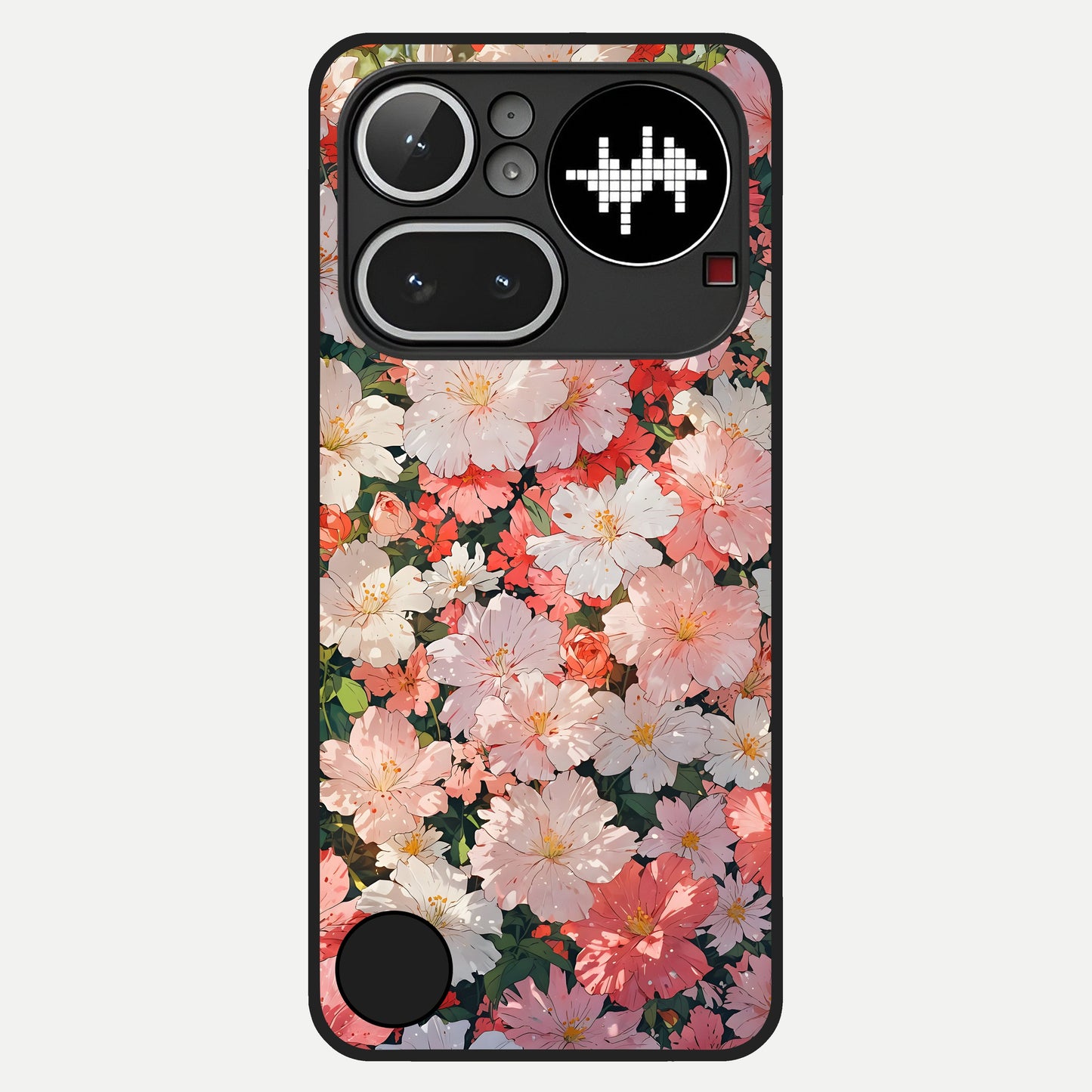  Blush Bloom Field Glass Case For Nothing Phone 4A Pro back cover – full design glossy printed glass finish