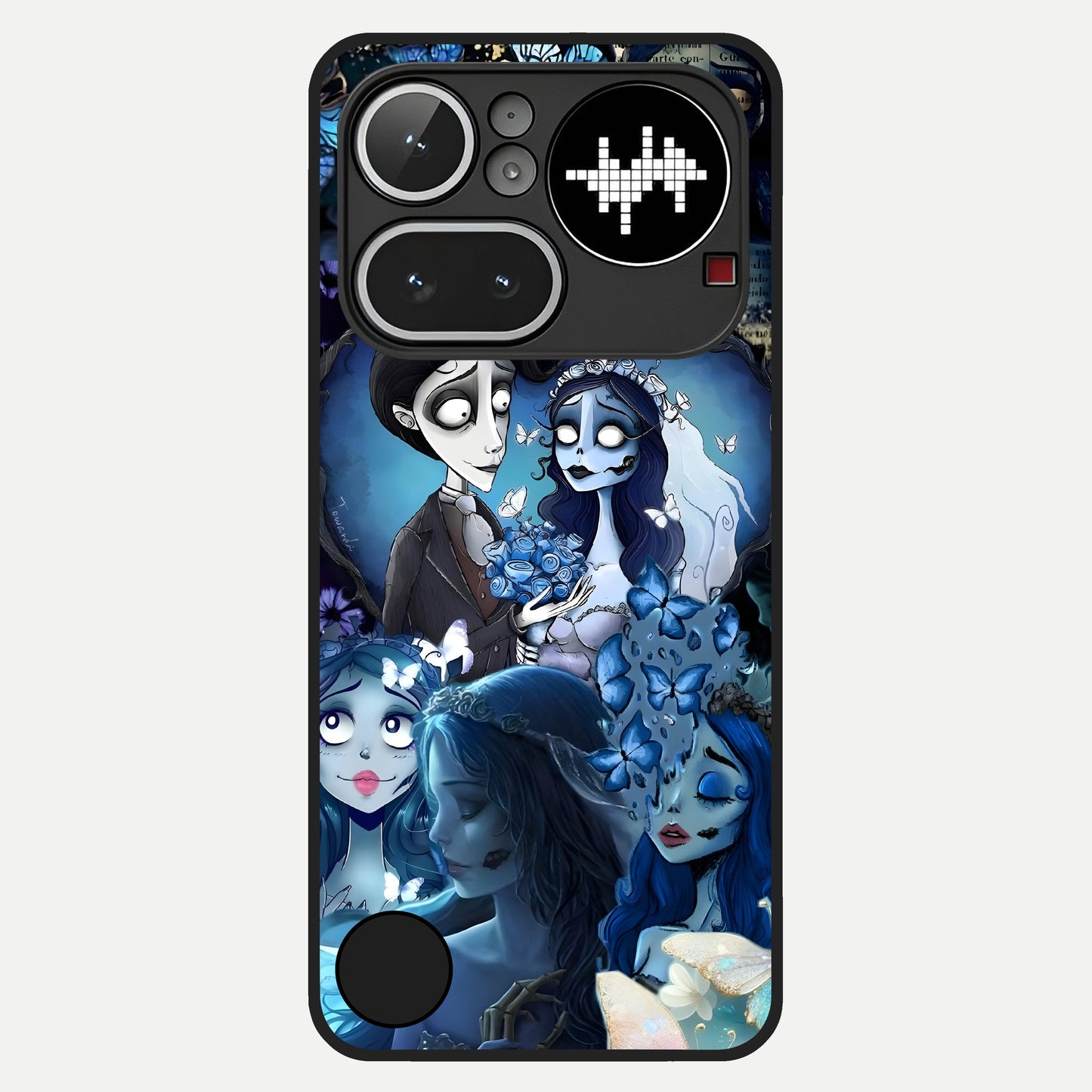  Butterfly Ghost Soul Glass Case For Nothing Phone 4A Pro back cover – full design glossy printed glass finish