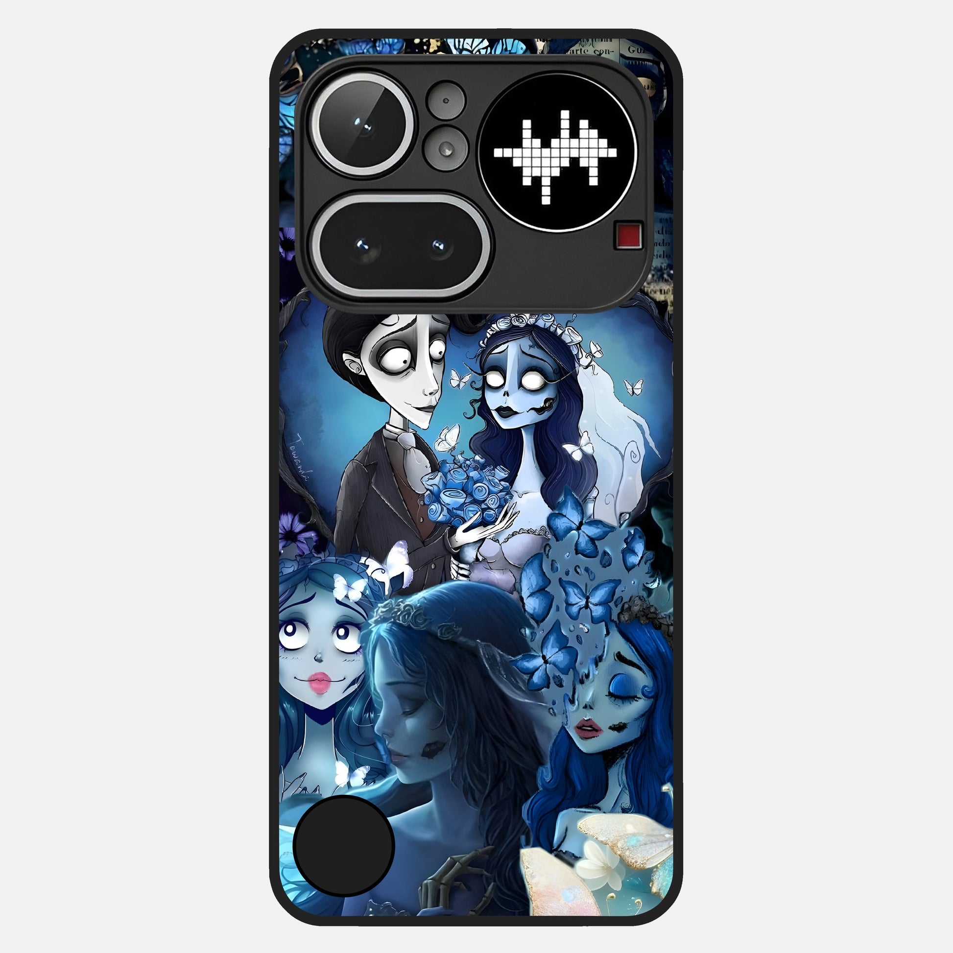  Butterfly Ghost Soul Glass Case For Nothing Phone 4A Pro back cover – full design glossy printed glass finish