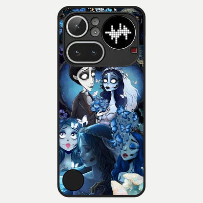  Butterfly Ghost Soul Glass Case For Nothing Phone 4A Pro back cover – full design glossy printed glass finish