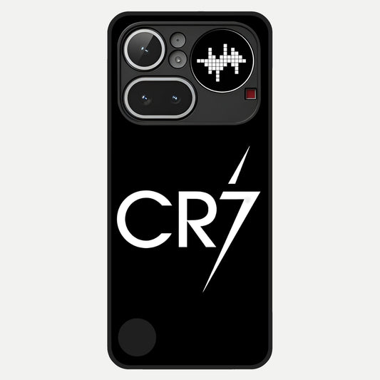  CR7 Elite Strike Glass Case For Nothing Phone 4A Pro back cover – full design glossy printed glass finish