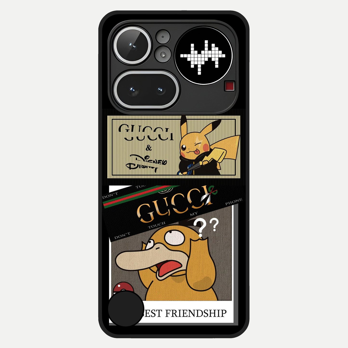  Cartoon Brand Play Mashup Glass Case For Nothing Phone 4A Pro back cover – full design glossy printed glass finish